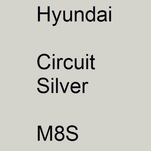 Hyundai, Circuit Silver, M8S.